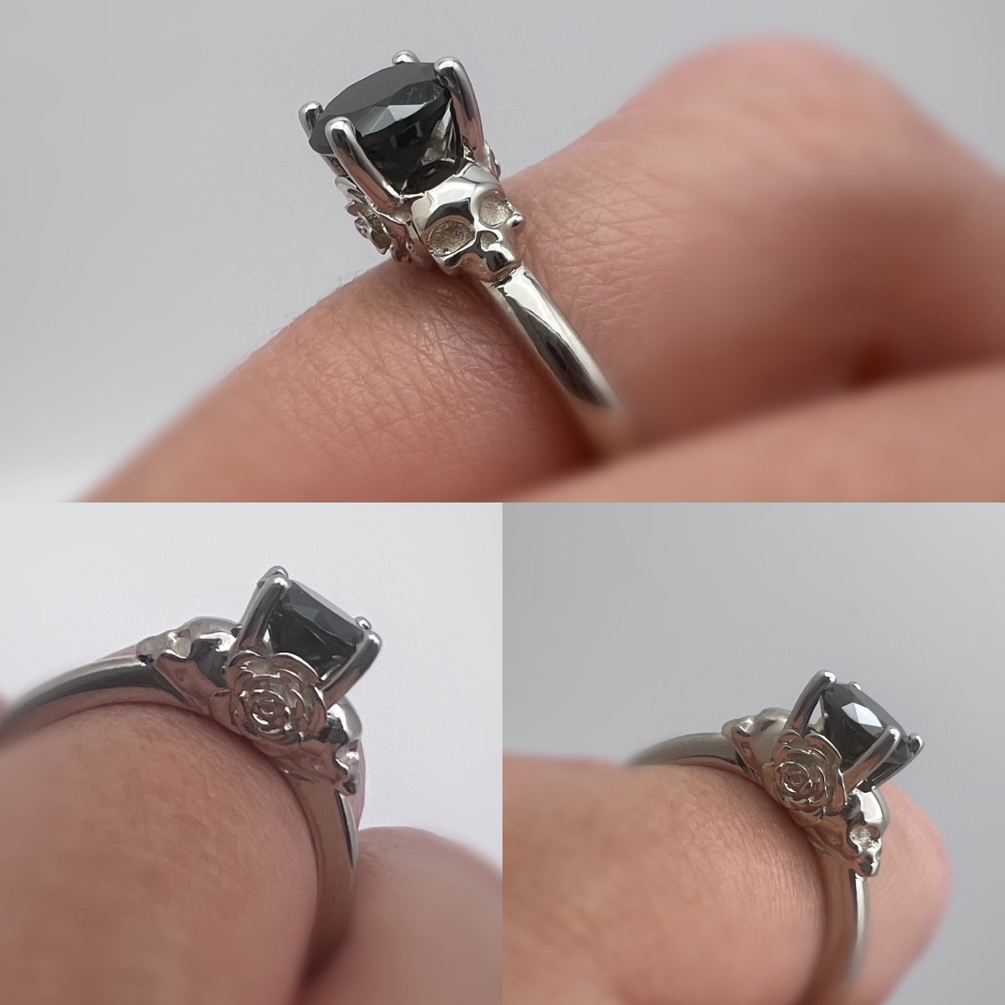 Secret Skull Engagement Ring- UDINC0778