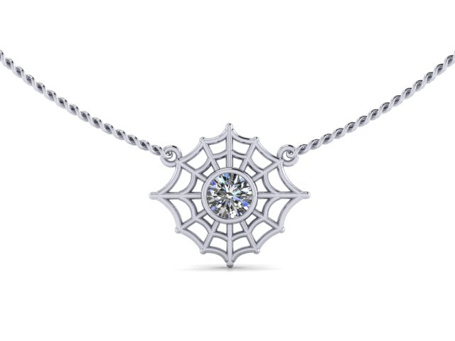 Full Web Bezel Necklace-UDINC0691