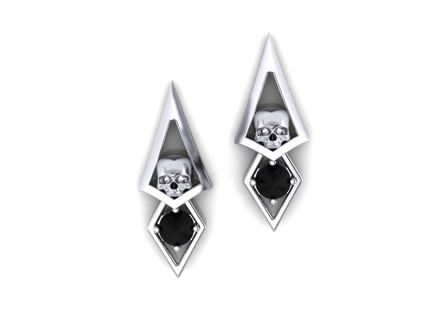 Triangle Dangle Earrings-UDINC0621