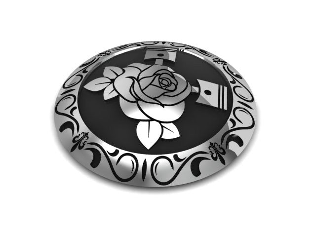 Rose Motorcycle Gas Cap