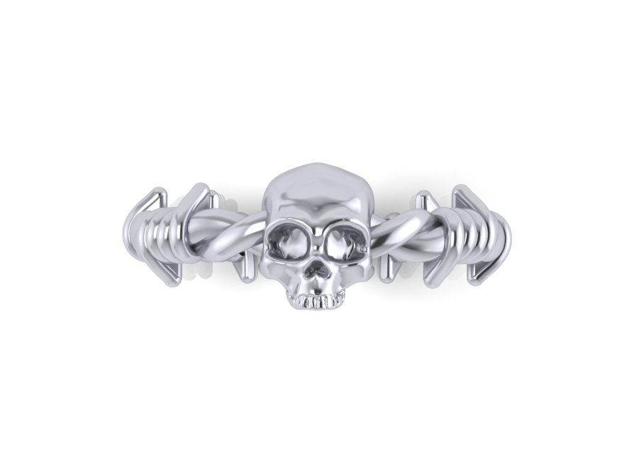 Barbed Skull Ring- UDINC0702