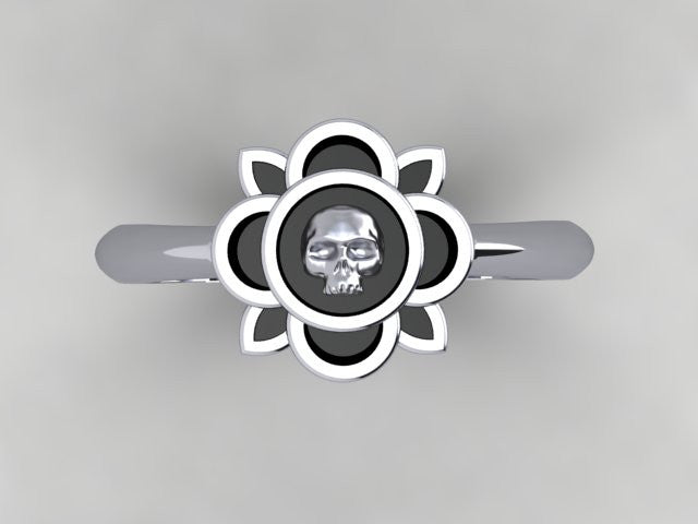 Irish Skull Ring-UDINC0426