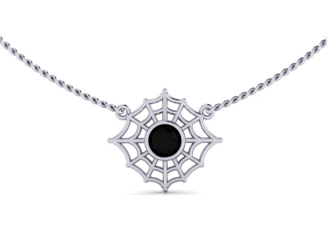 Full Web Bezel Necklace-UDINC0691