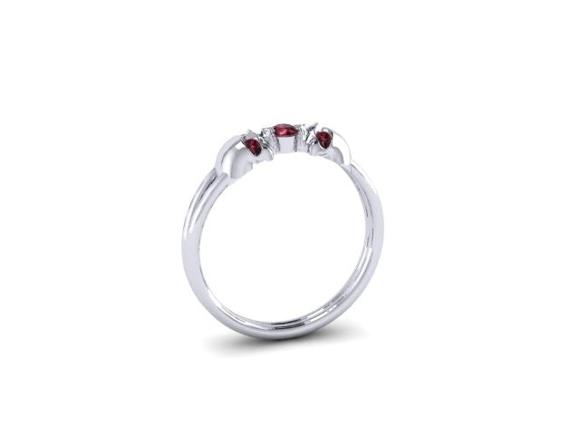 Skull Bezel Ring-UDINC0495