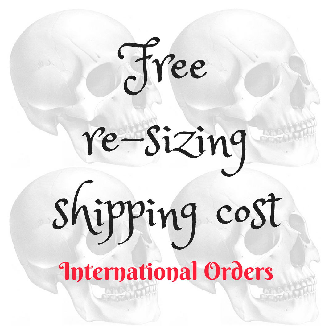 Re-sizing Shipping (International)