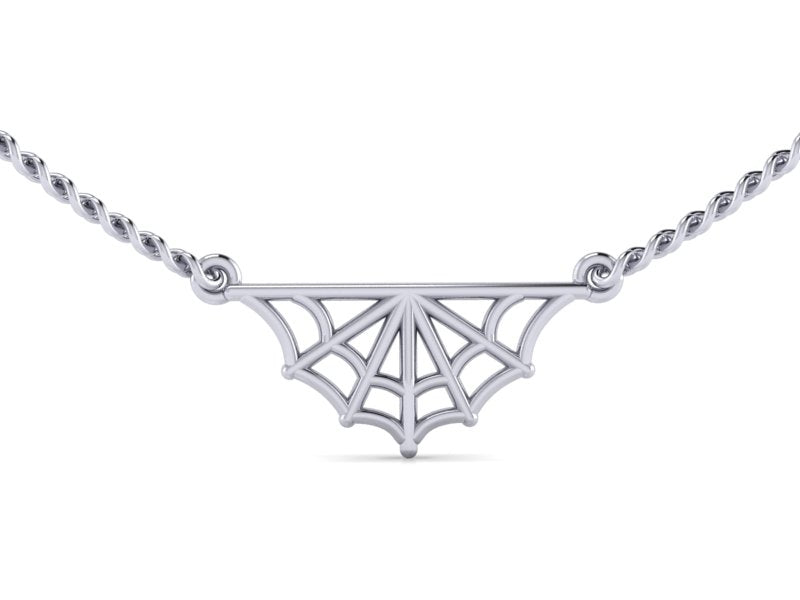 Half Web Necklace-UDINC0690