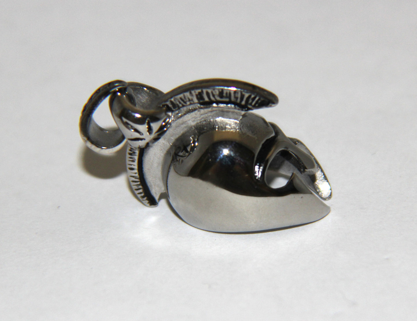 Stainless Steel Knight Helmet Pendant- UDINC0461