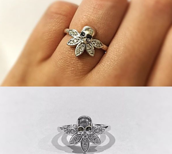 Marquee & Skull Ring-UDINC0582
