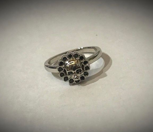 Circle Skull Ring-UDINC0571