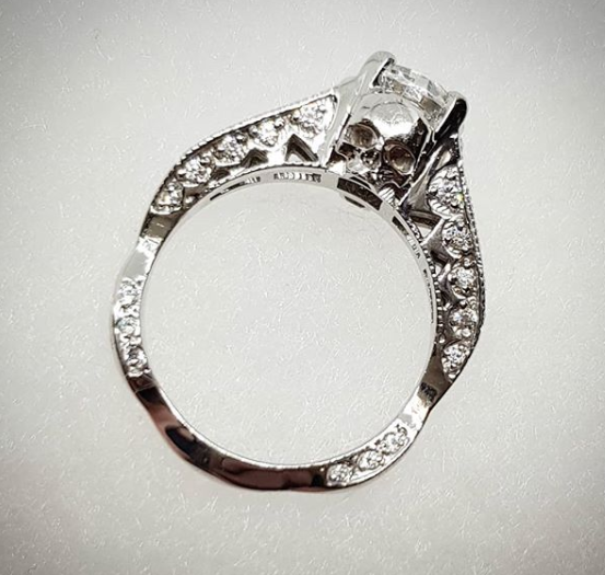 Secret Skull Engagement Ring-UDINC0323