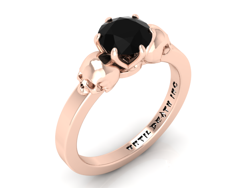 Secret Skull Engagement Ring -UDINC0336