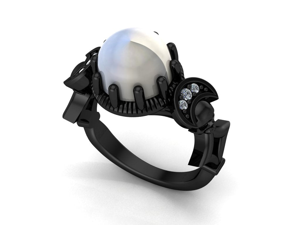 Secret Skull Engagement Ring -UDINC0722