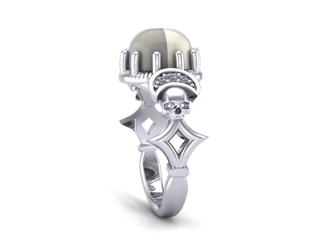 Secret Skull Engagement Ring -UDINC0722