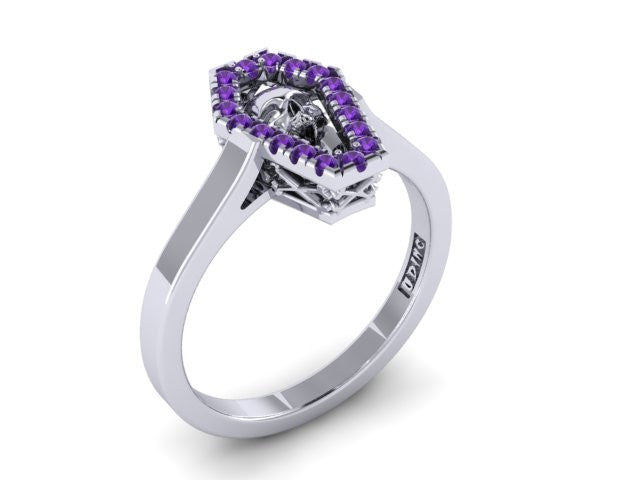 Diamond Coffin Ring-UDINC0521