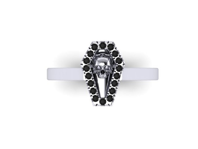Diamond Coffin Ring-UDINC0521