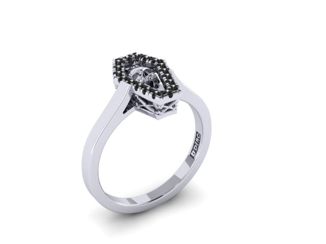Diamond Coffin Ring-UDINC0521