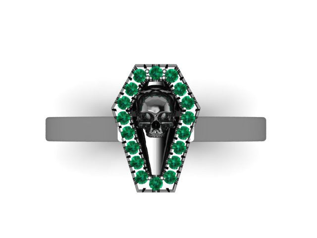 Diamond Coffin Ring-UDINC0521