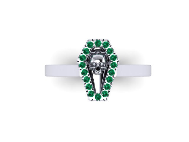 Diamond Coffin Ring-UDINC0521