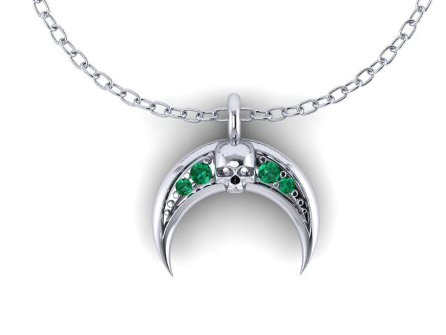 Moon Crest Pendant-UDINC0559