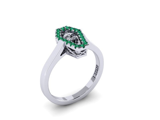 Diamond Coffin Ring-UDINC0521
