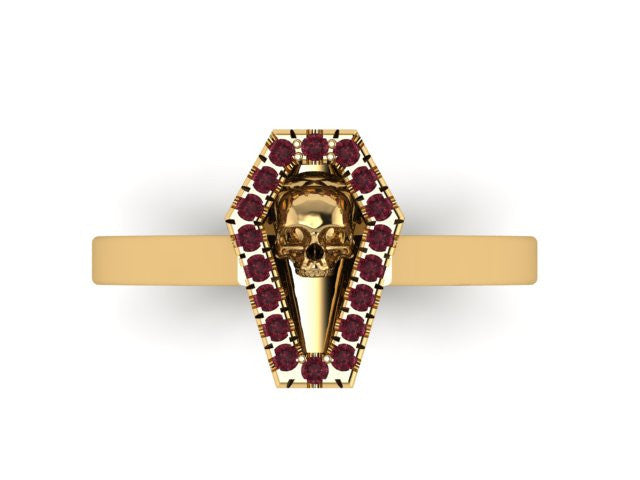 Diamond Coffin Ring-UDINC0521