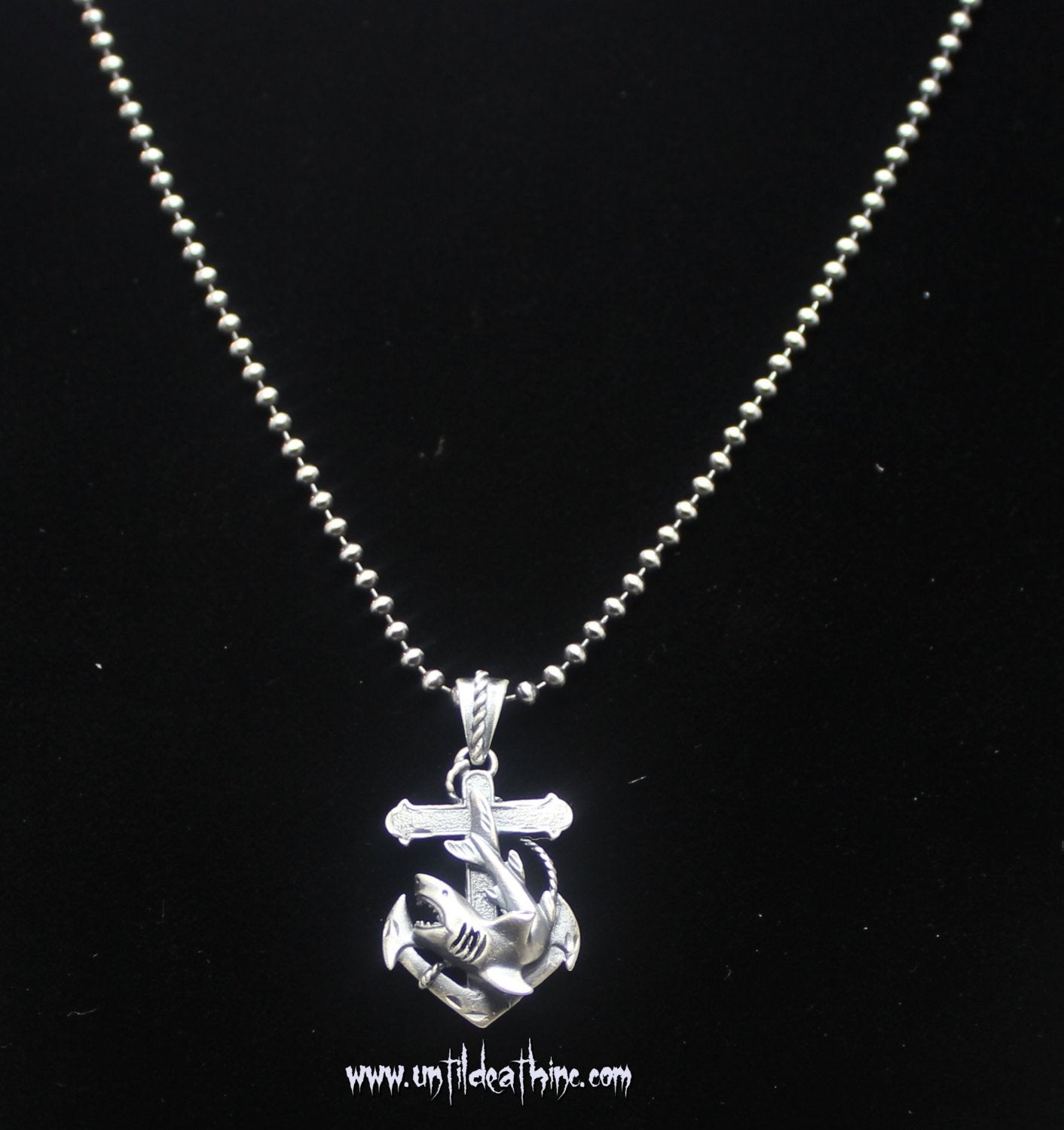 Jaws and Anchor Pendant