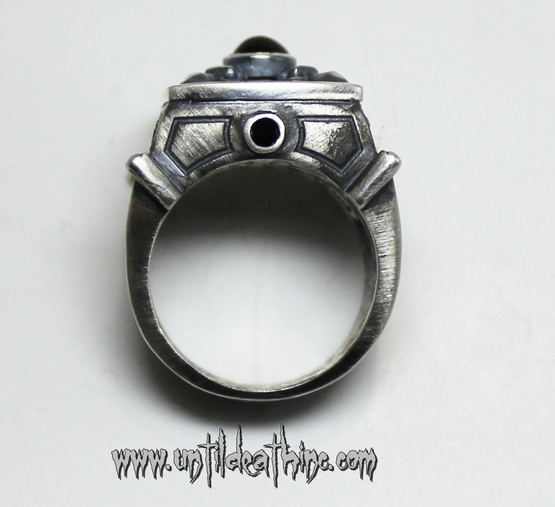 Sea Dragon Medieval King Ring in STERLING SILVER- UDINC0055