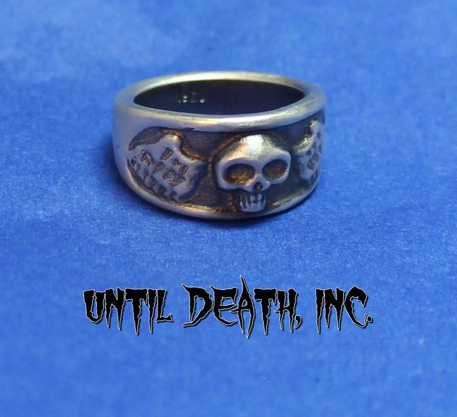 Winged Skull Ring-UDINC0046