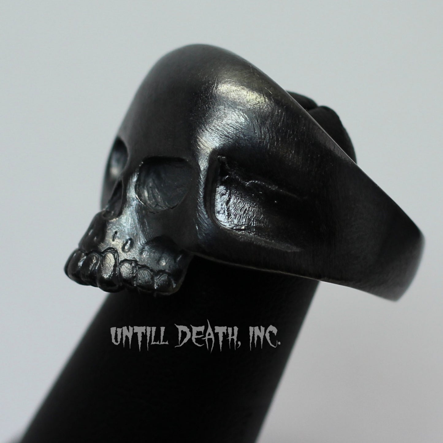 UDINC0011 - Until Death, Inc. "Punisher"  Skull Ring. Heavy 925 Sterling Silver. All US Sizes.