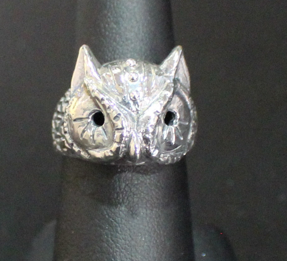 Owl Ring in STERLING SILVER-UDINC0071