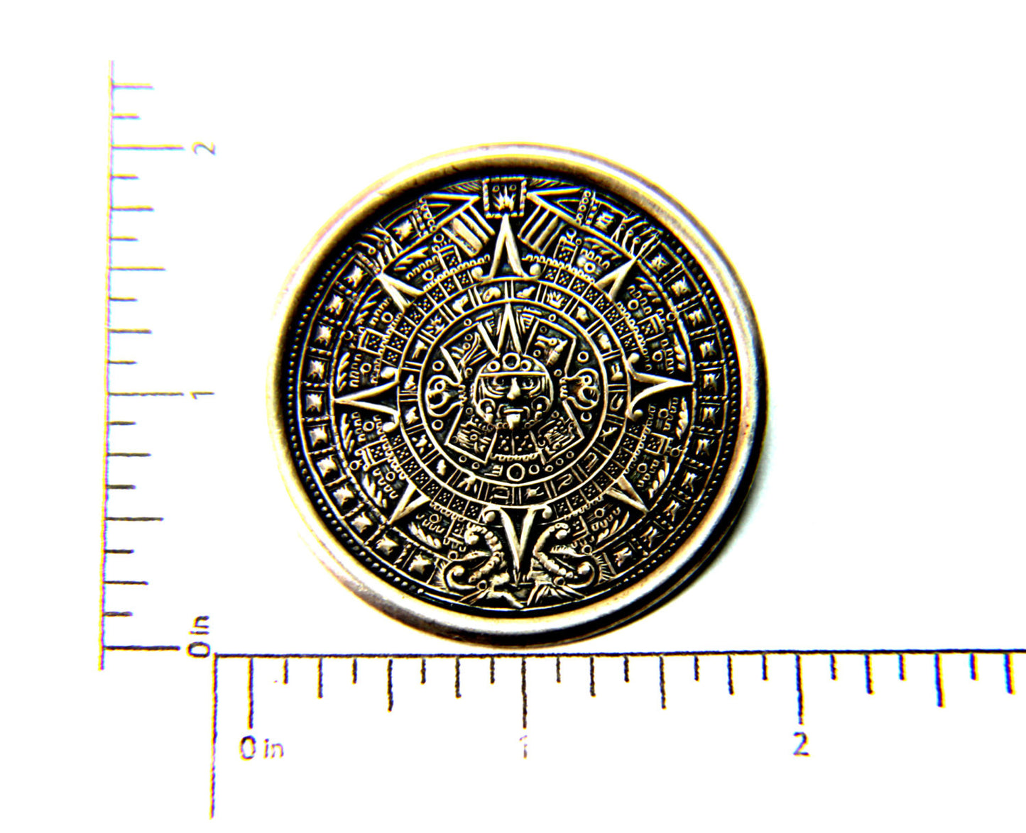 Aztec Calender Large Pendant-UDINC0195