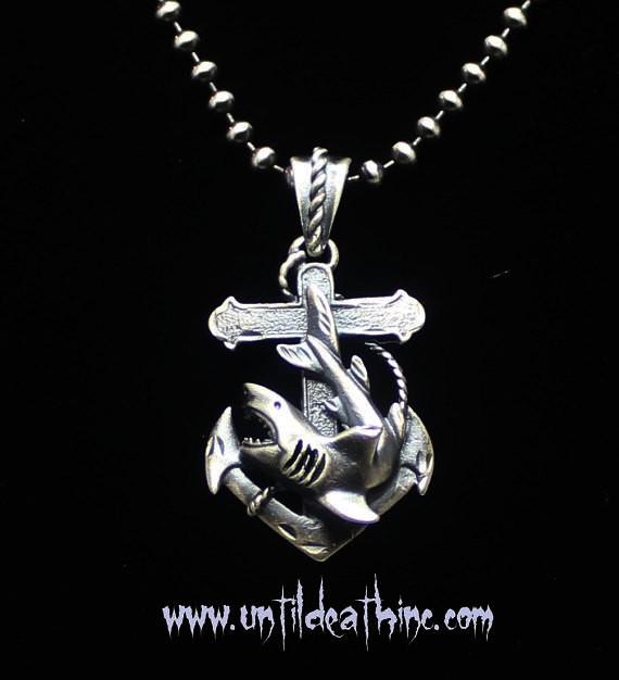 Jaws and Anchor Pendant