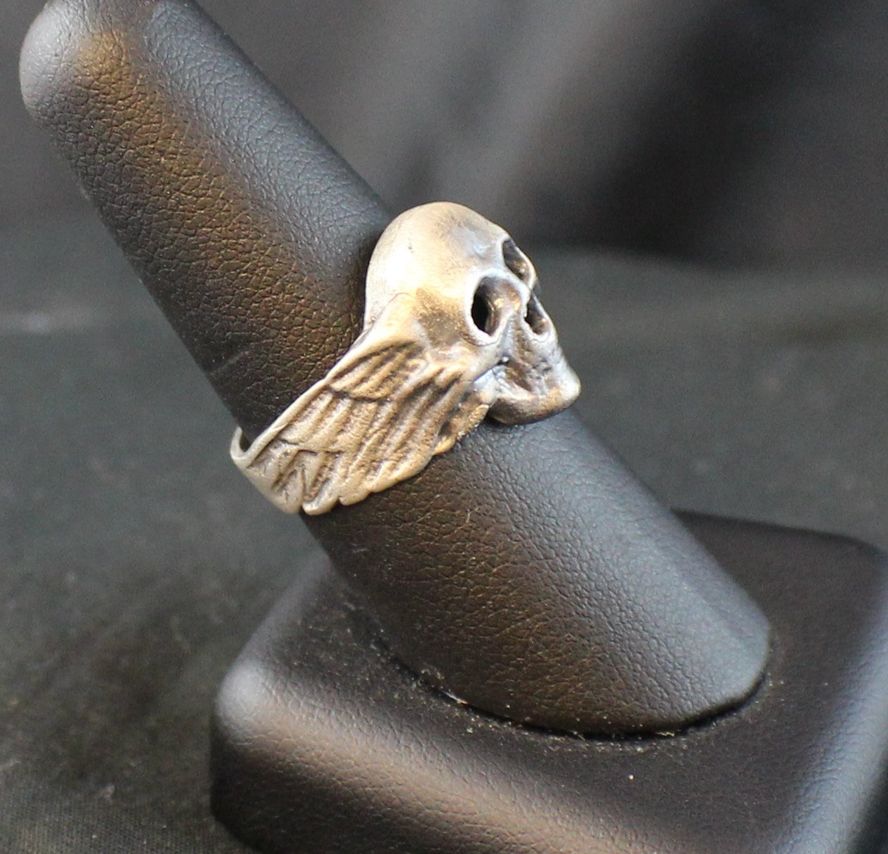 Skull with sales wings ring