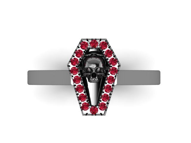 Diamond Coffin Ring-UDINC0521