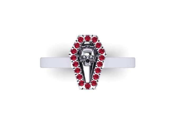 Diamond Coffin Ring-UDINC0521