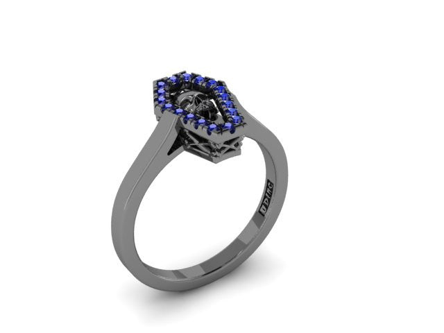 Diamond Coffin Ring-UDINC0521