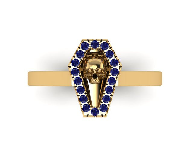 Diamond Coffin Ring-UDINC0521