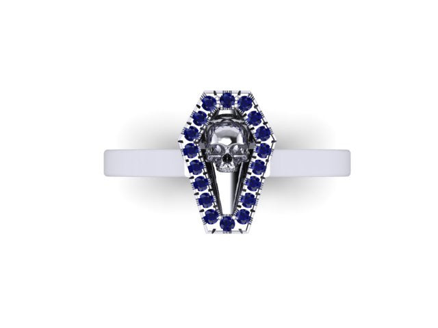Diamond Coffin Ring-UDINC0521