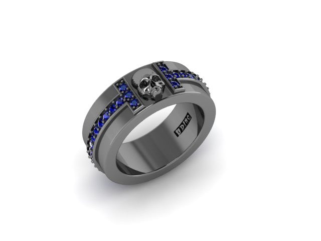 'Til Death Eternity Style Wedding Band-UDINC0534