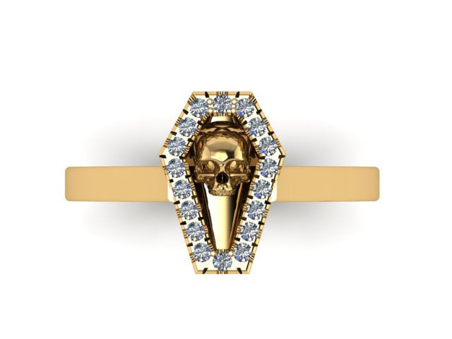 Diamond Coffin Ring-UDINC0521
