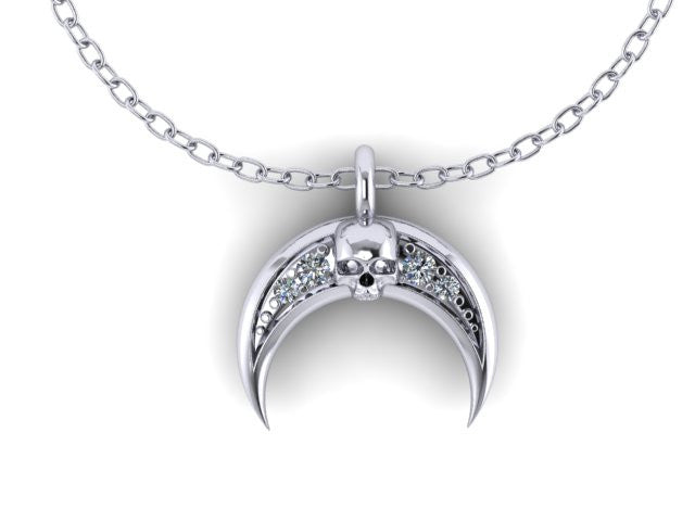 Moon Crest Pendant-UDINC0559