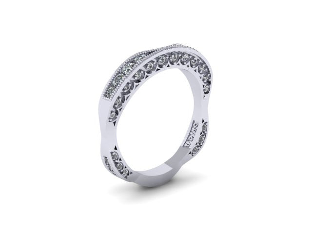 Contour Wedding Band-UDINC0323WB