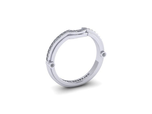 Contour Wedding Band-UDINC0321WB