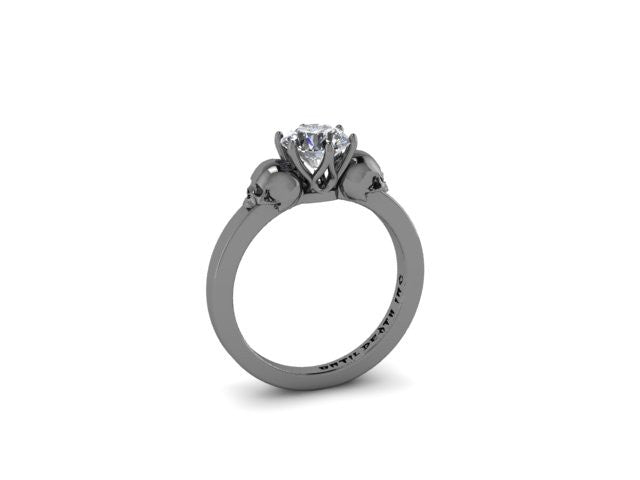 Secret Skull Engagement Ring -UDINC0336